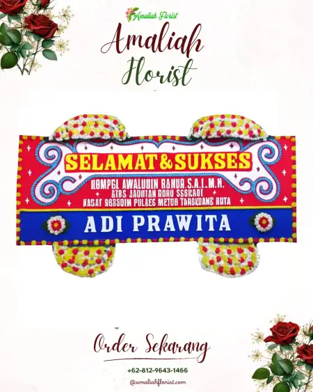 Papan Bunga Ucapan Selamat Maphar